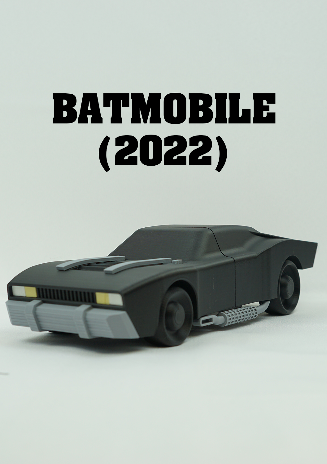 Batmobile (2022)! (No Need for AMS, Supports!) 3D STL Model — view 2