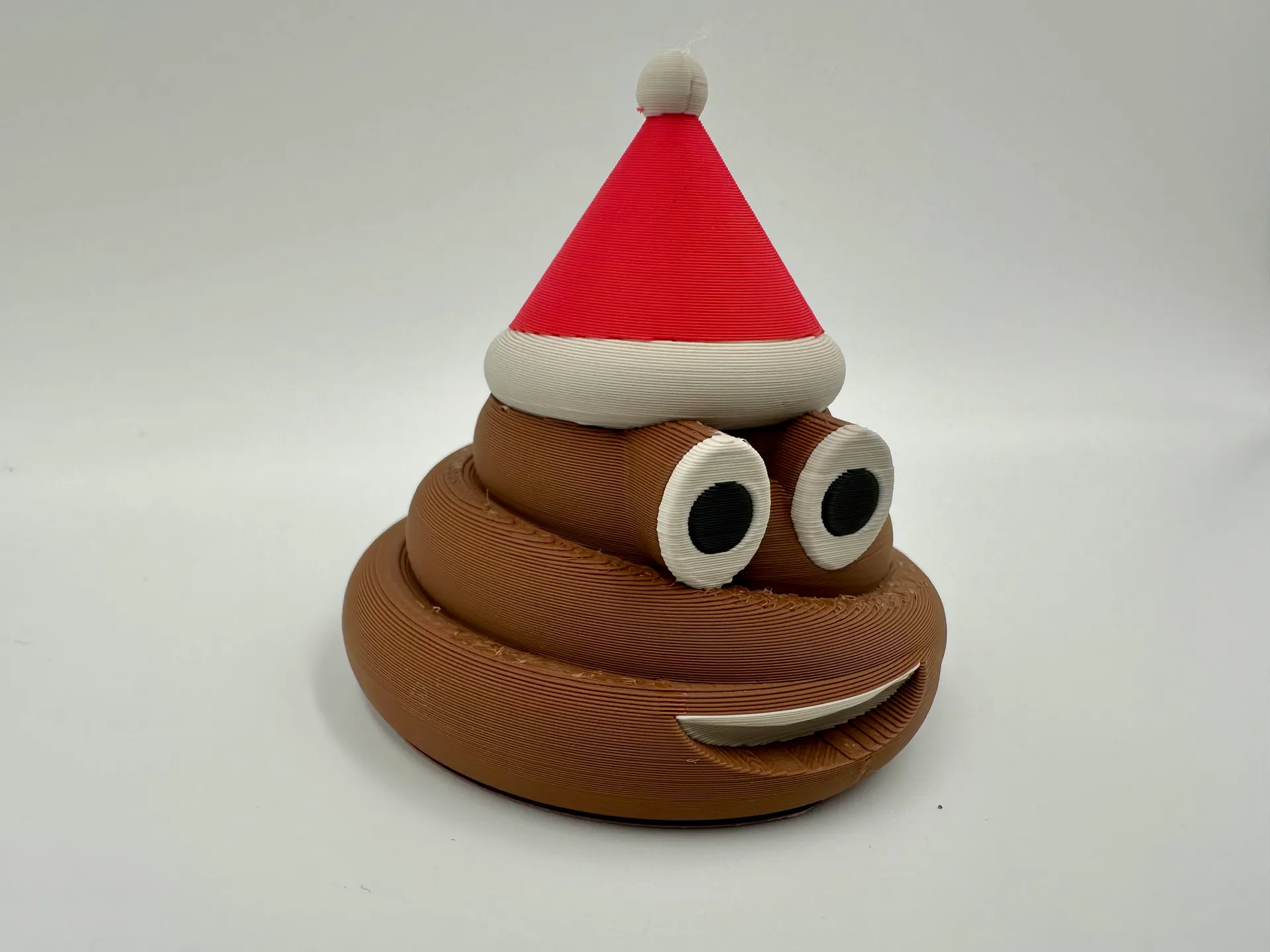 Christmas Poop Emoji 3D 3MF Model