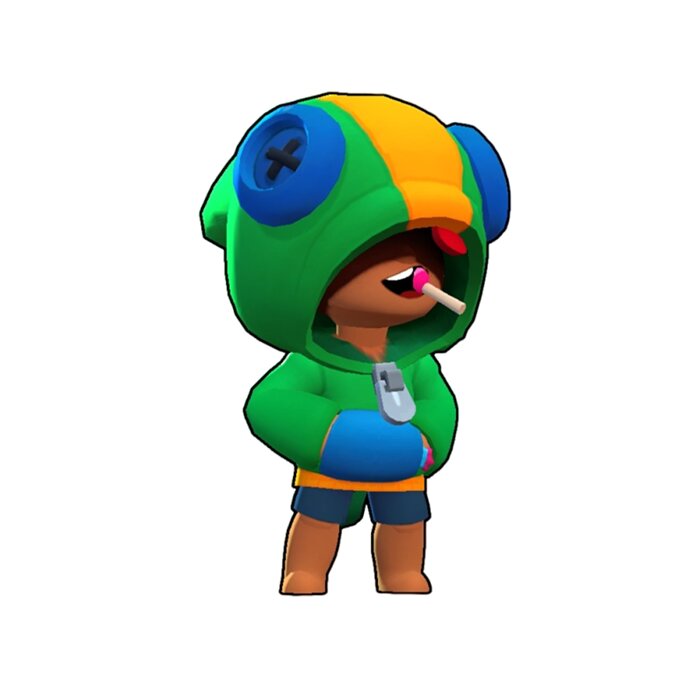 Leon Original - Brawl Stars 3D OBJ Model — view 6