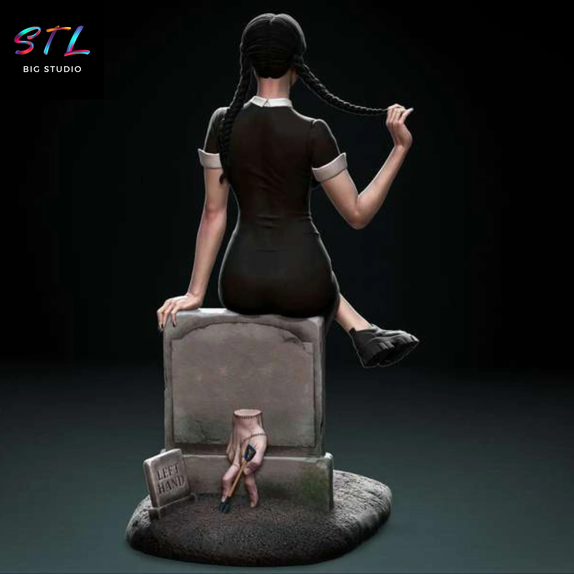 Wednesday STL | 3D Printing Model Model — view 2