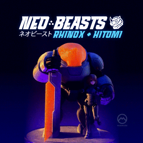Neo Beast: Poseable Mech & Pilot Action Figure 3D STL Model — view 2