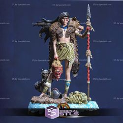 Pocahontas the Silent Reaper Digital STL Files 3D Model
