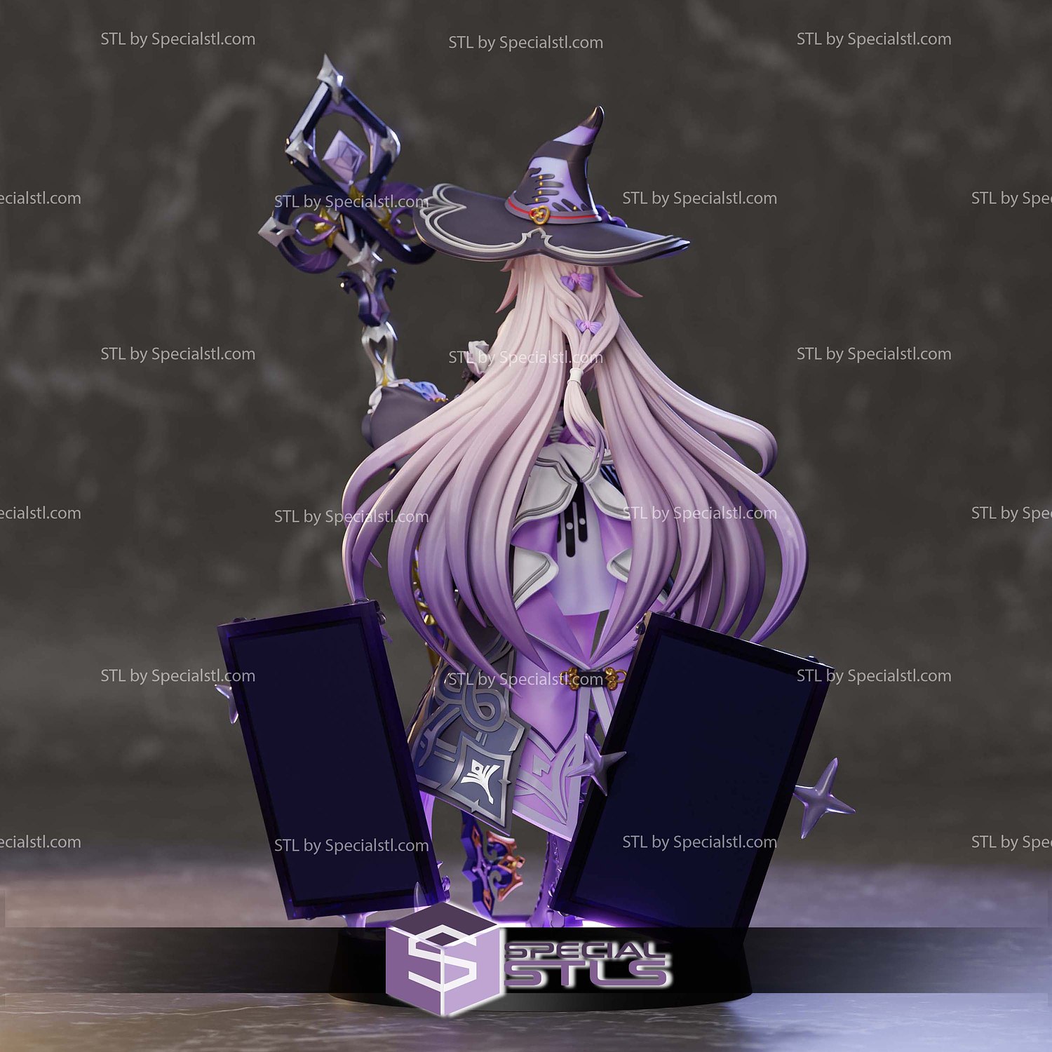 Herta Witch Honkai Star Rail 3D Printer Files STL Model — view 4