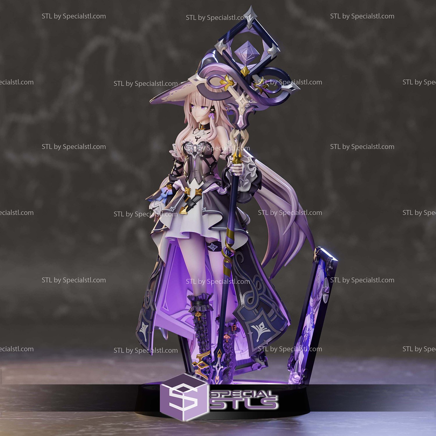 Herta Witch Honkai Star Rail 3D Printer Files STL Model — view 5
