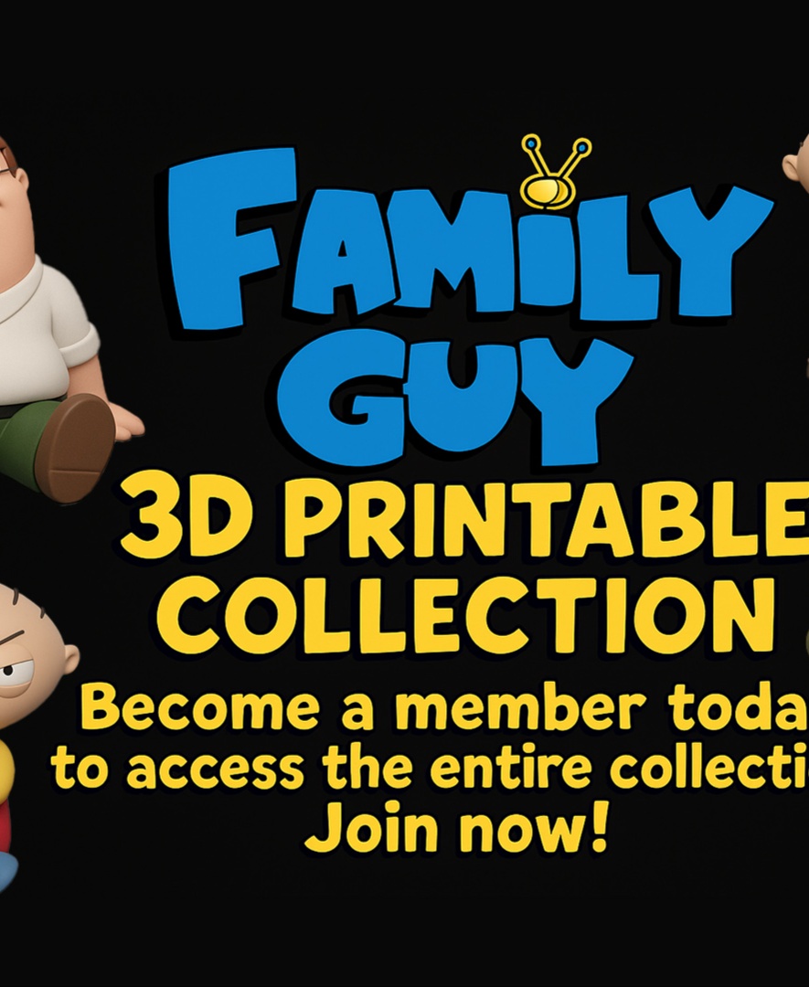 Brian Griffin 3D STL Model — view 3