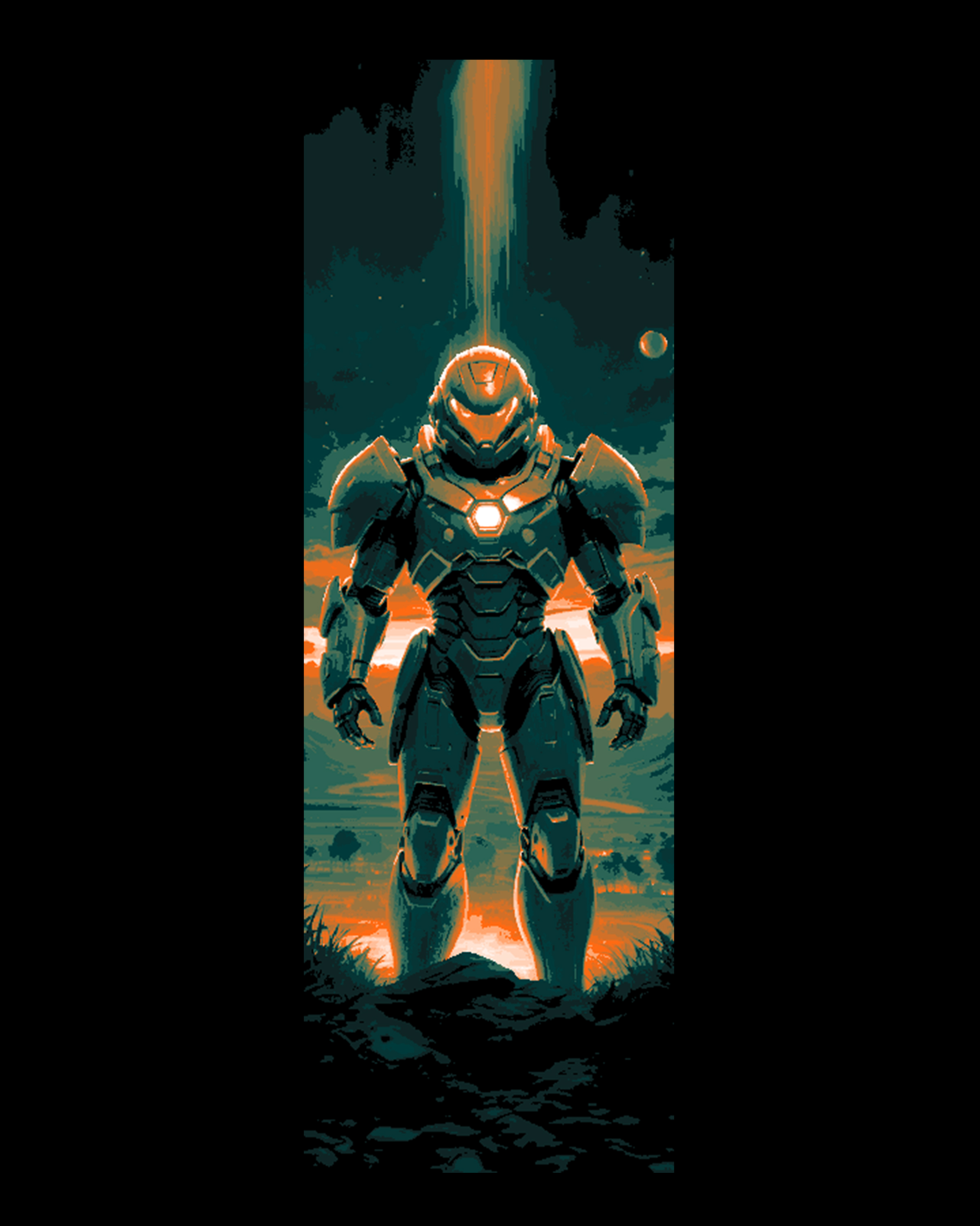 Fanart of the action-adventure game Metroid - Hero Samus Aran in Armor 3D 3MF Model