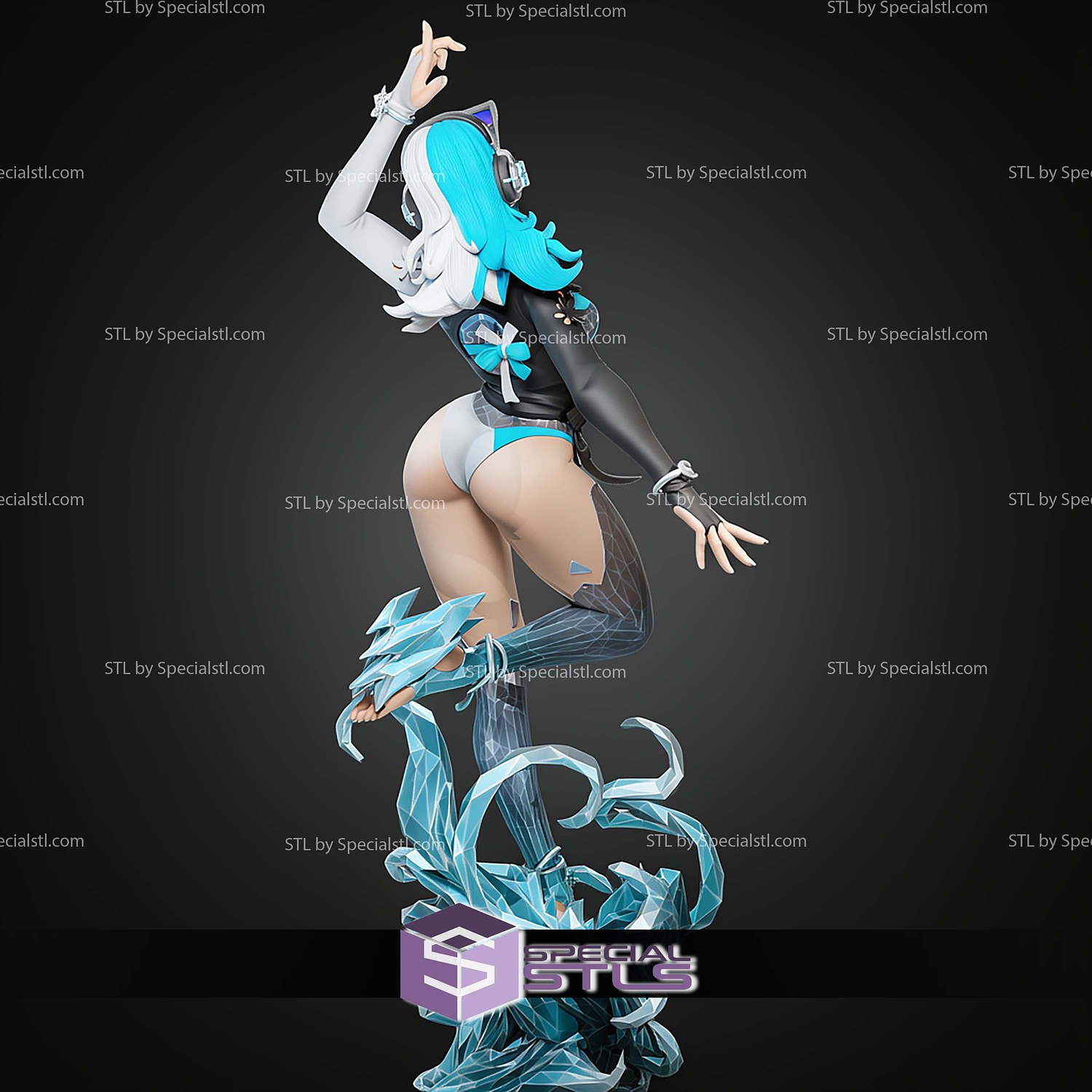Luna Snow Summer V2 1-6 STL Files 3D Model — view 4