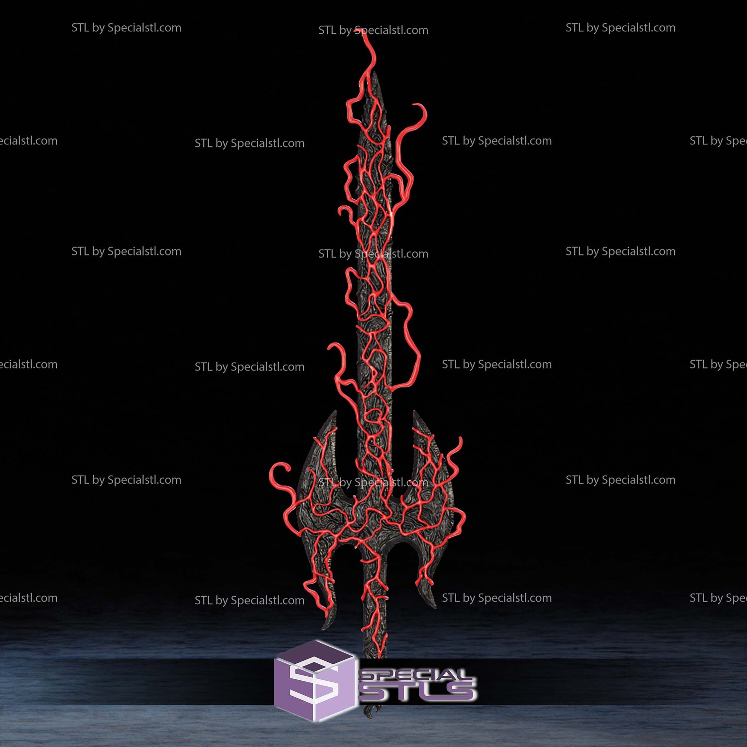 Cosplay STL Files Knull Sword 3D Model — view 2