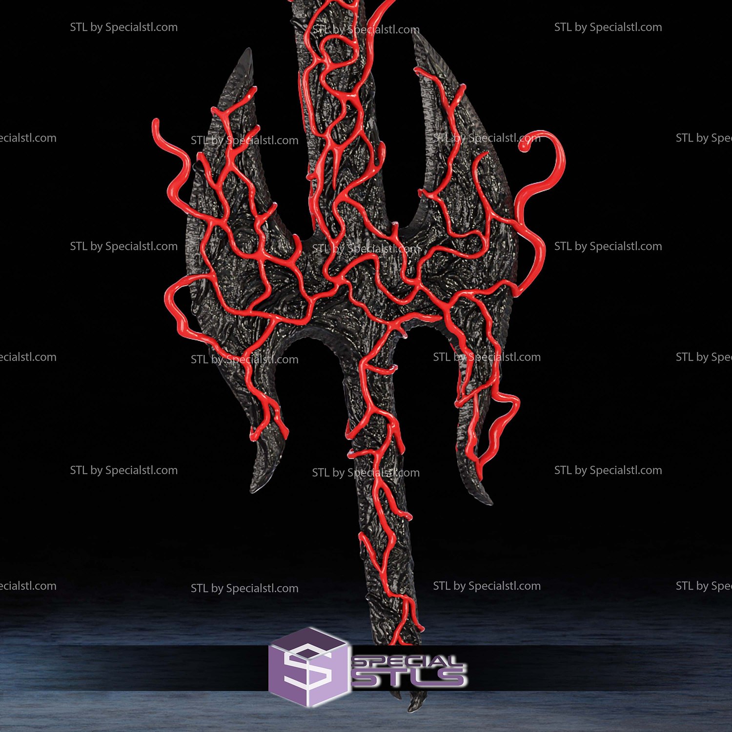Cosplay STL Files Knull Sword 3D Model — view 3