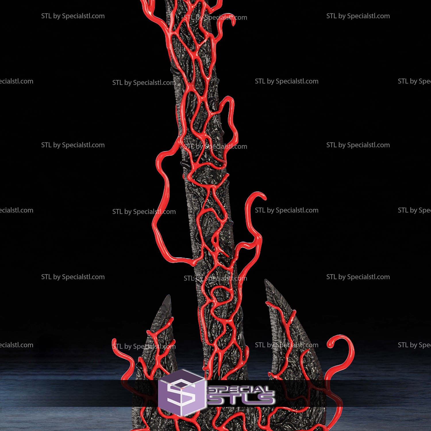Cosplay STL Files Knull Sword 3D Model — view 4