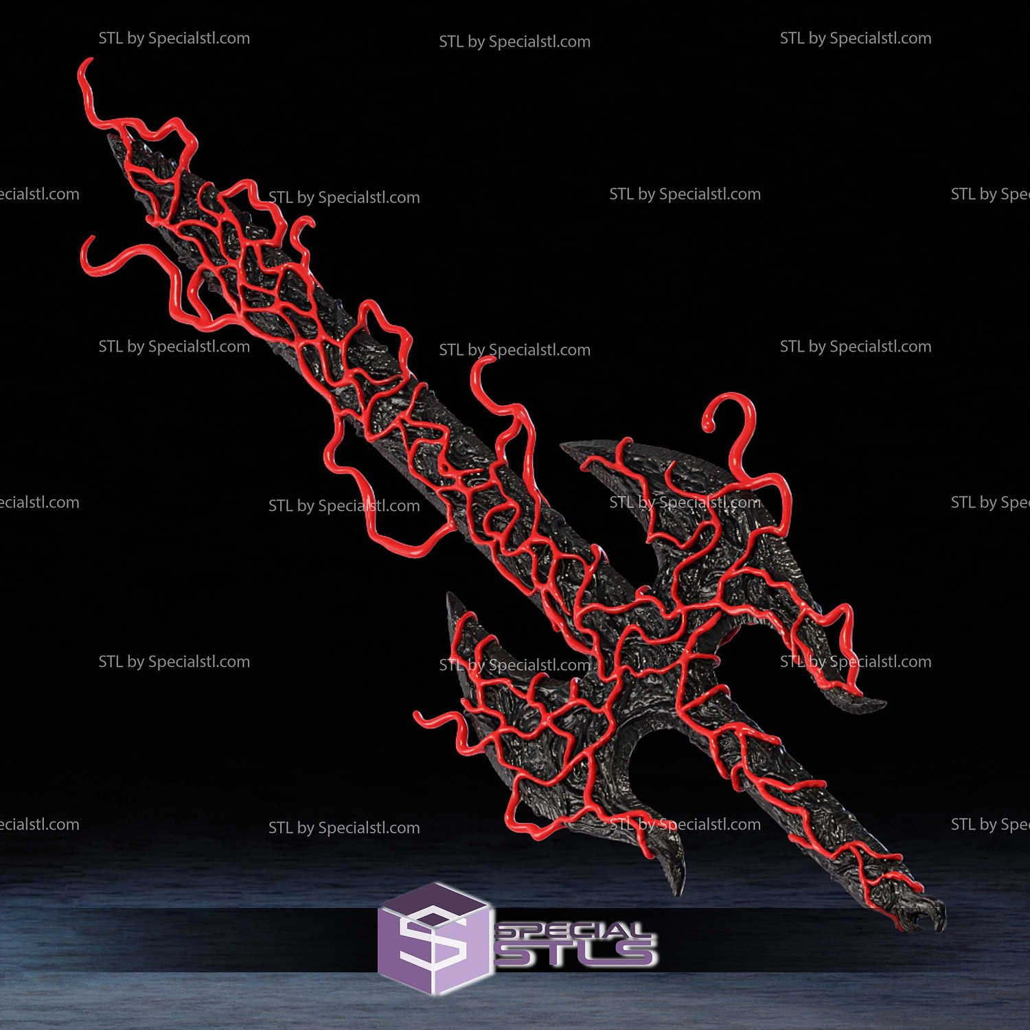 Cosplay STL Files Knull Sword 3D Model — view 5