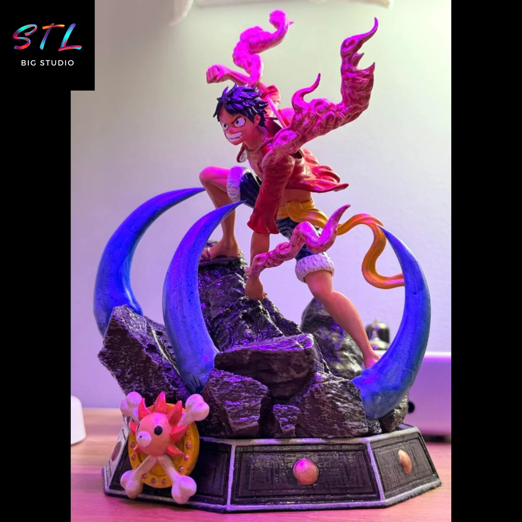 Monkey D. Luffy STL | 3D Printable Figure | One Piece Model — view 4