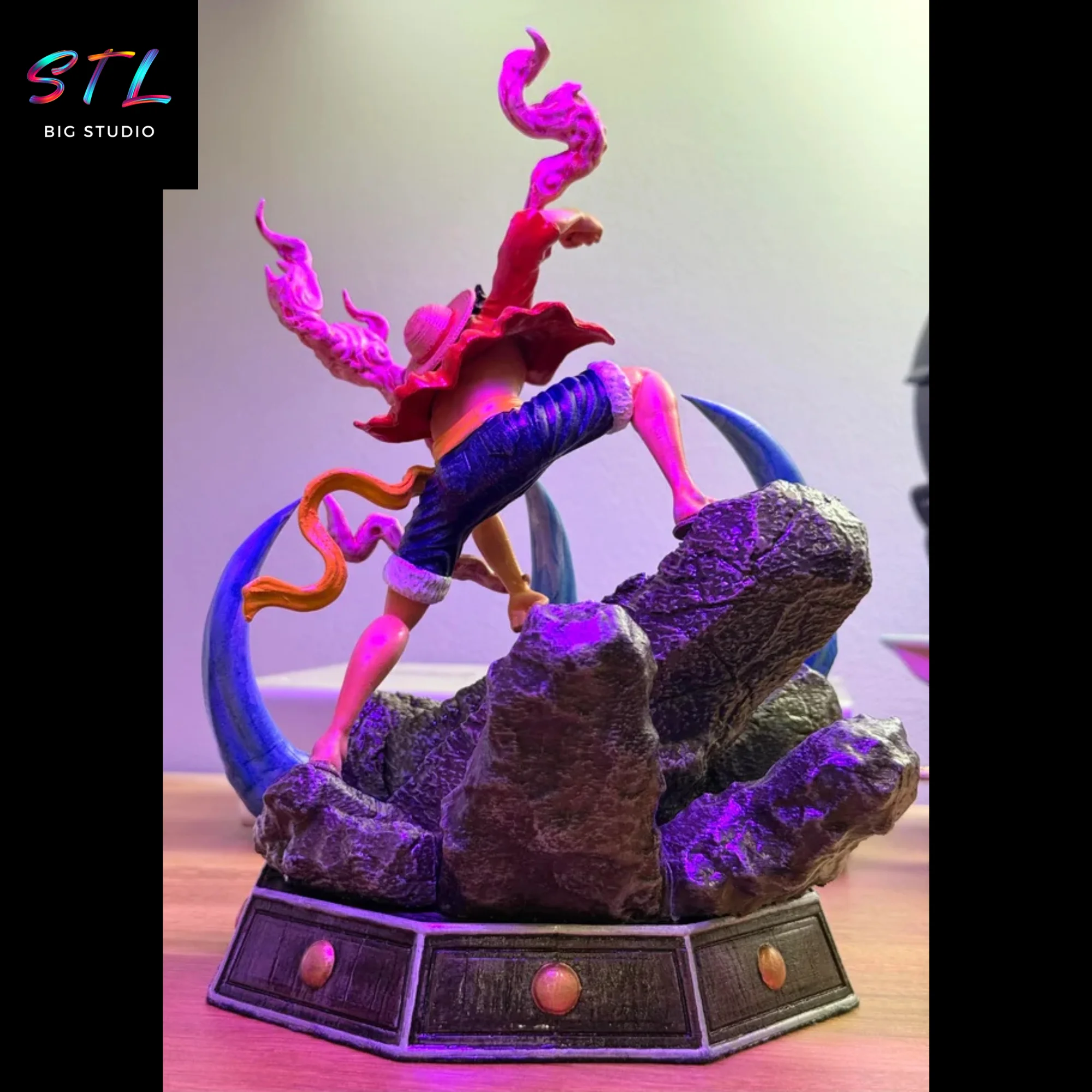 Monkey D. Luffy STL | 3D Printable Figure | One Piece Model — view 5