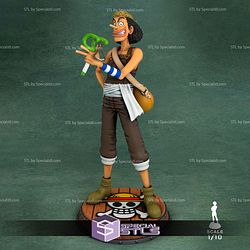 Usopp One Piece 1-10 3D Printer Files STL Model