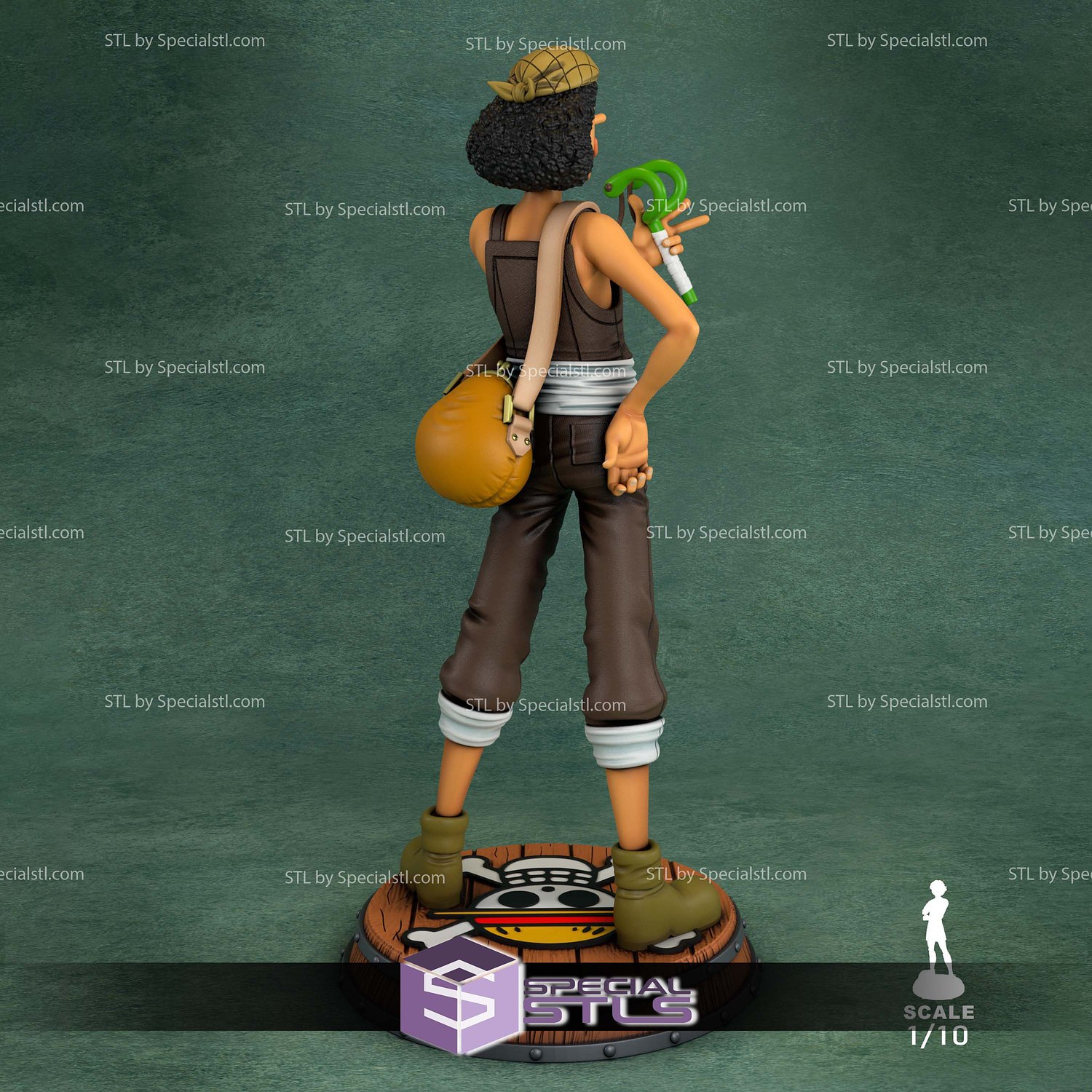 Usopp One Piece 1-10 3D Printer Files STL Model — view 4