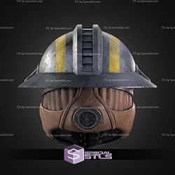 Cosplay STL Files Hell Divers 2 Sapper Helmet 3D Model