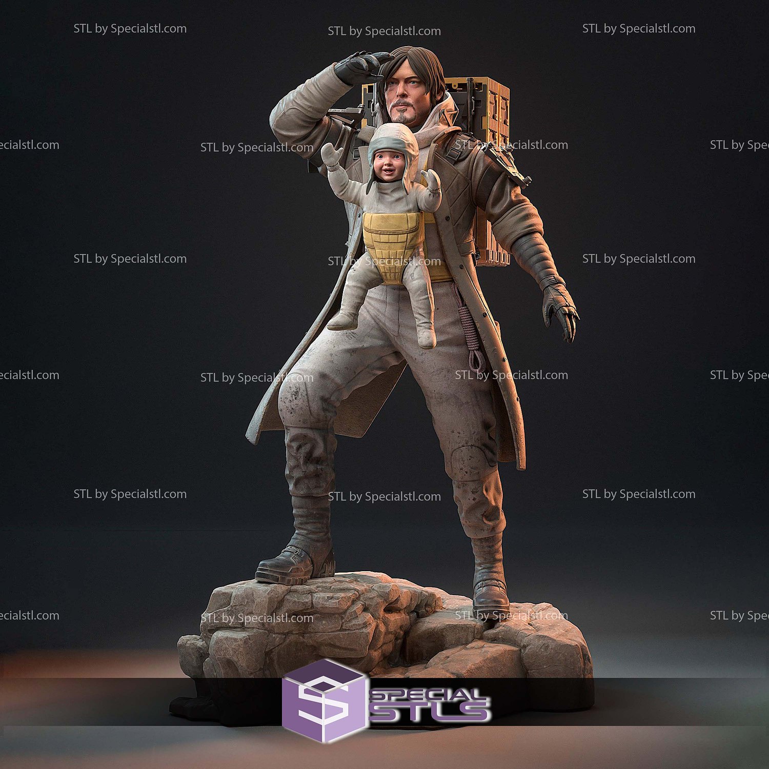 Sam Porter Bridges and Baby 3D Printer Files STL Model — view 2