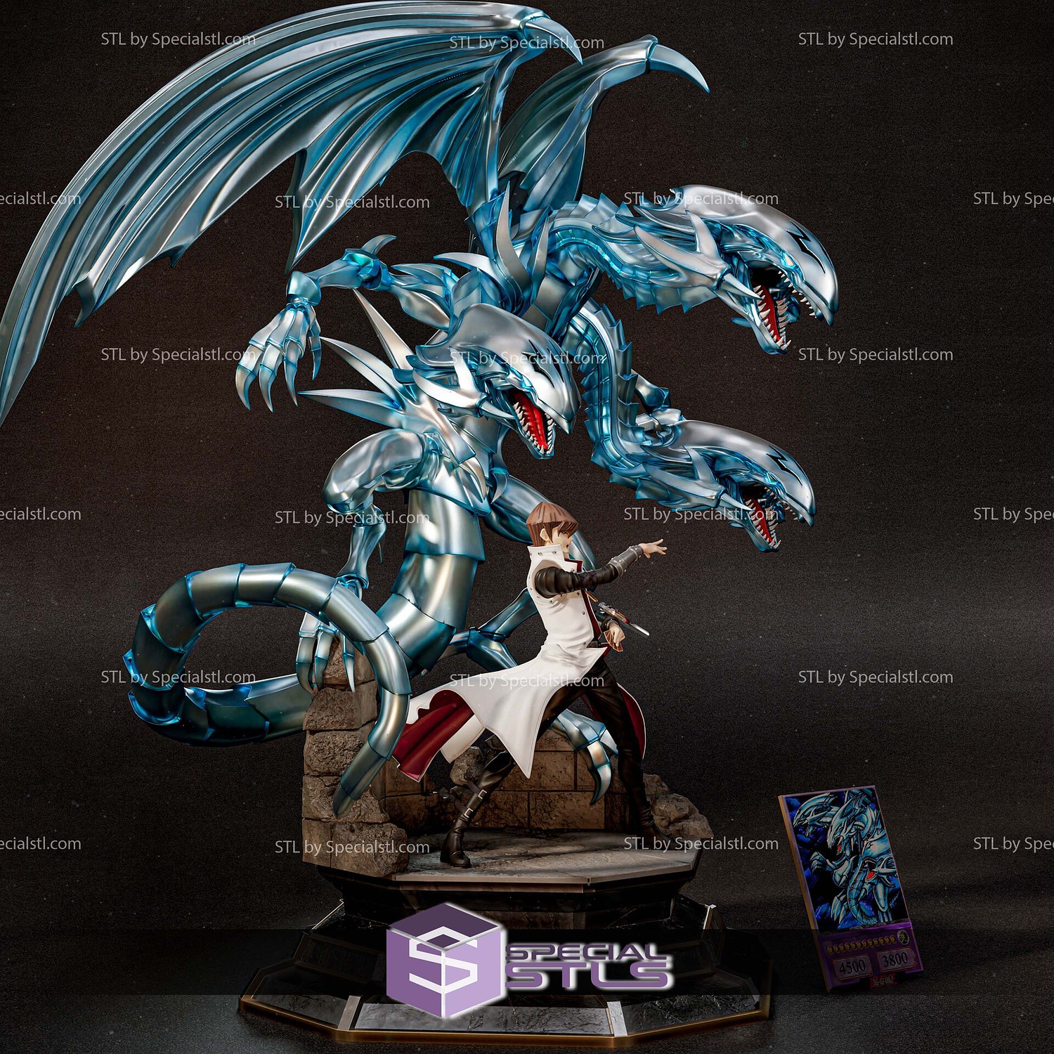 Seto Kaiba Diorama 3D Printing Models STL Model — view 2