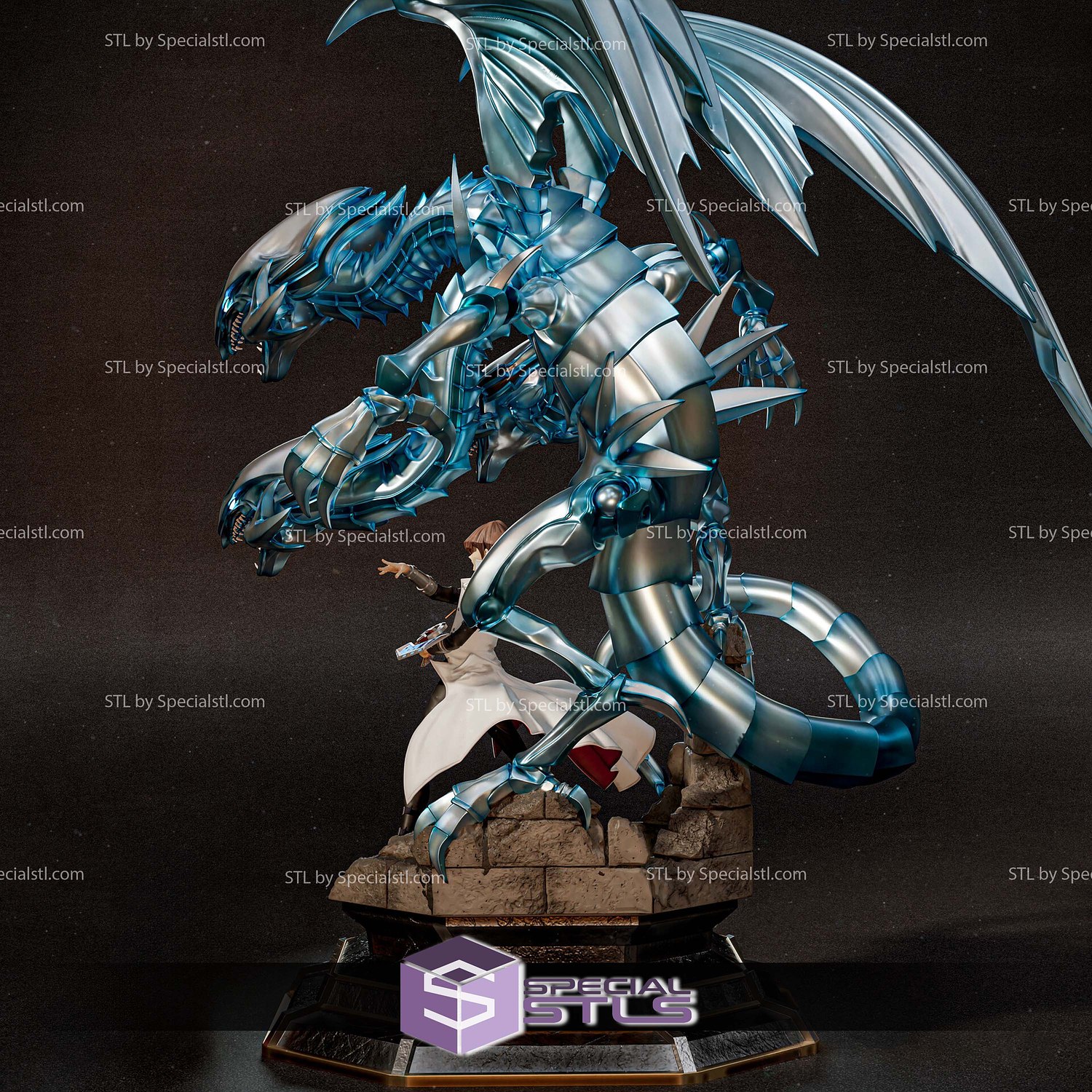 Seto Kaiba Diorama 3D Printing Models STL Model — view 5