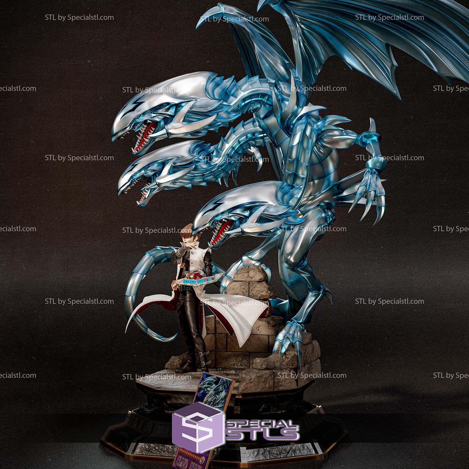 Seto Kaiba Diorama 3D Printing Models STL Model — view 6