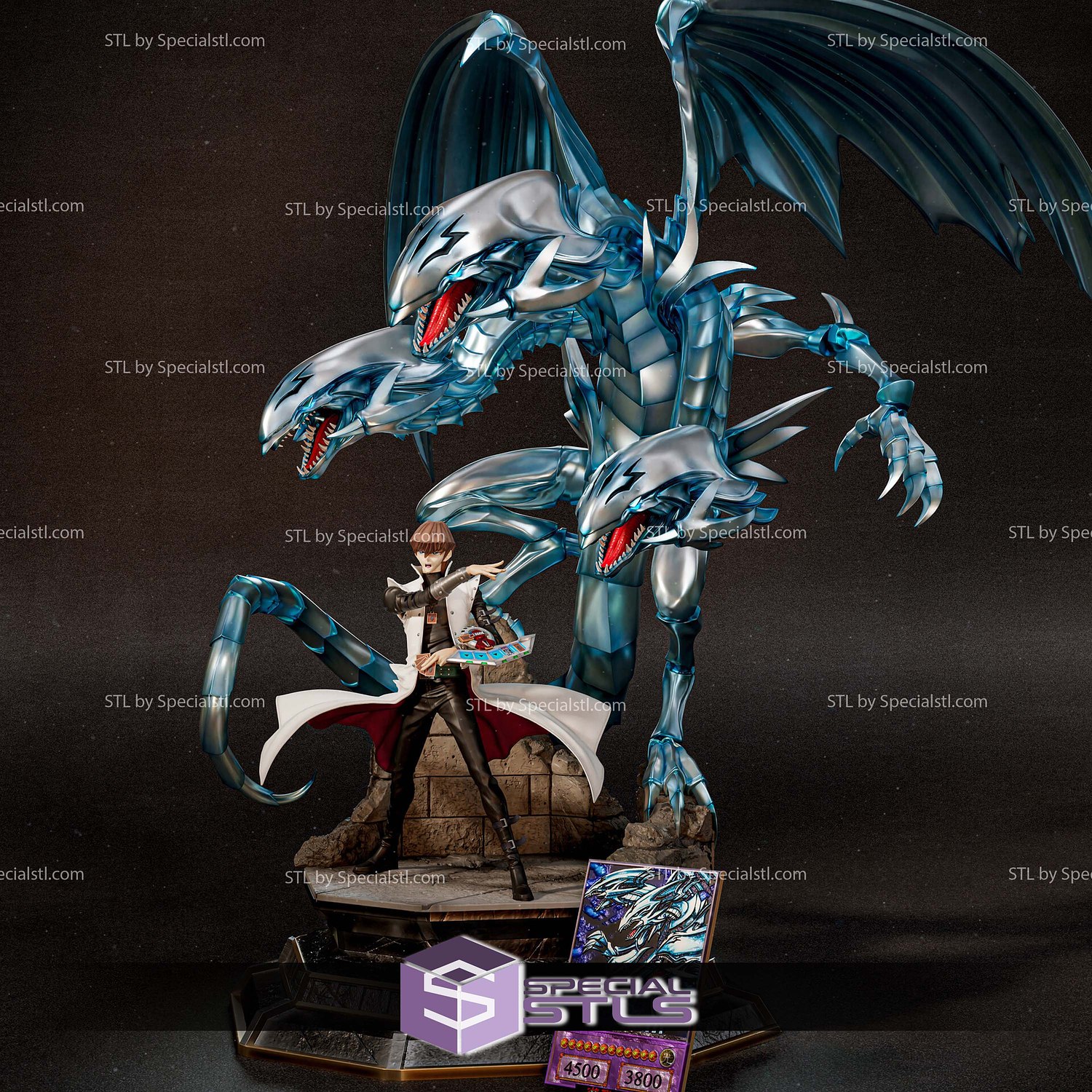 Seto Kaiba Diorama 3D Printing Models STL Model — view 7