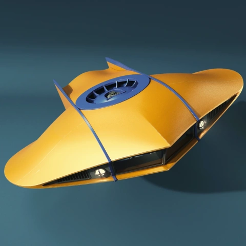 Flying Sub 3D Printer Files | Assembly STL Model