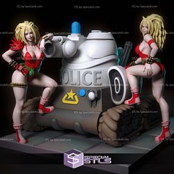 Anna and Uni Puma Dominion Tank Police Digital 3D Sculpture STL Model