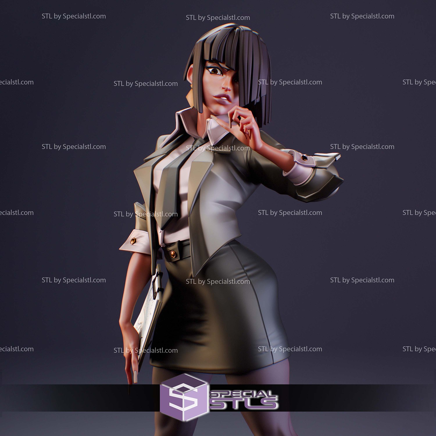 Agent Karen Unbreadable 3D Printer Files STL Model — view 2