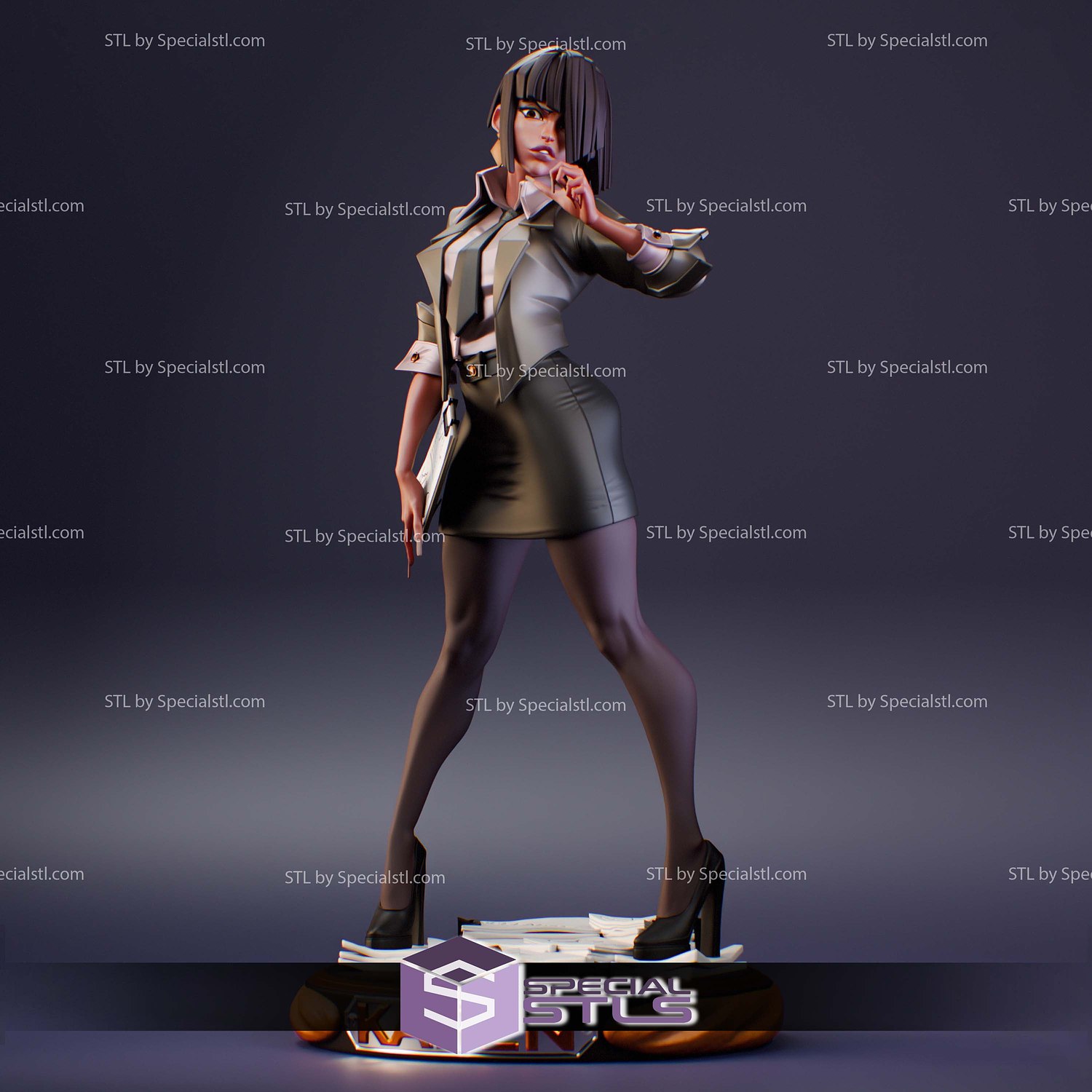 Agent Karen Unbreadable 3D Printer Files STL Model — view 3
