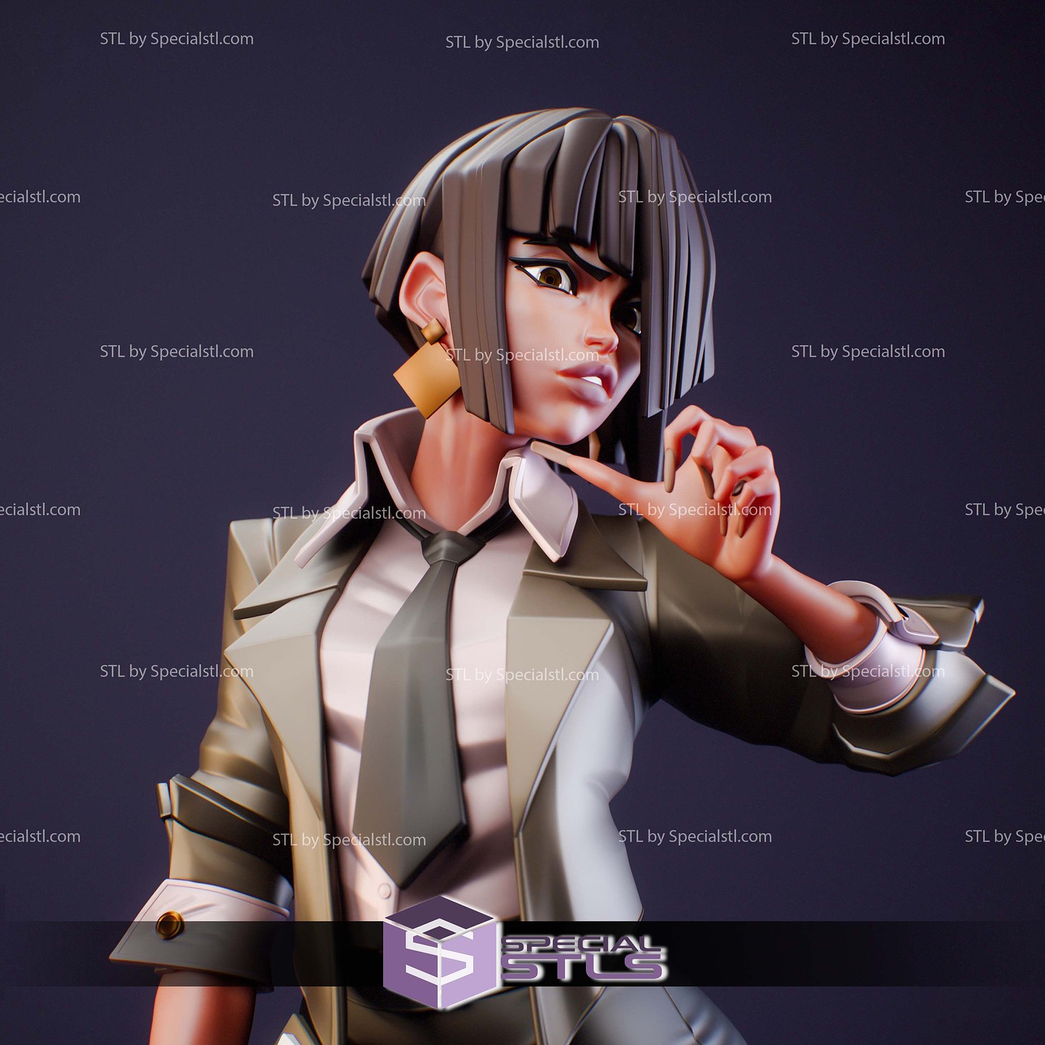 Agent Karen Unbreadable 3D Printer Files STL Model — view 7