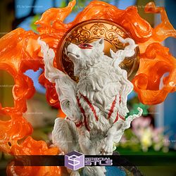 Amaterasu Okami 184mm 3D Printer Files STL Model