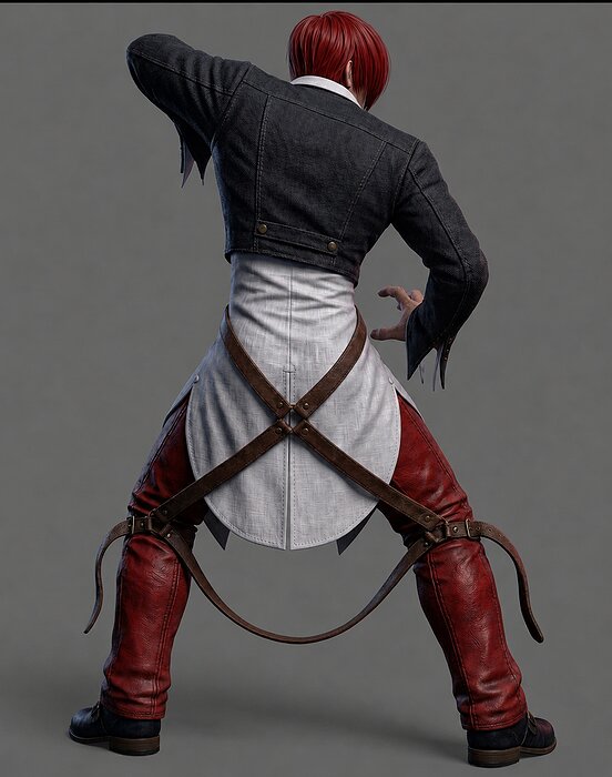 Ioro Yagami 3d JPG Model — view 2