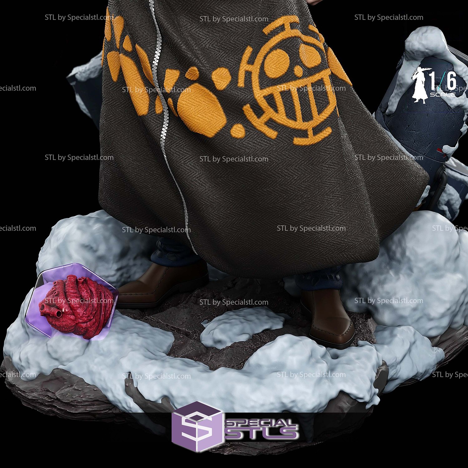 Trafalgar Law and Chopper STL Files 3D Model — view 3