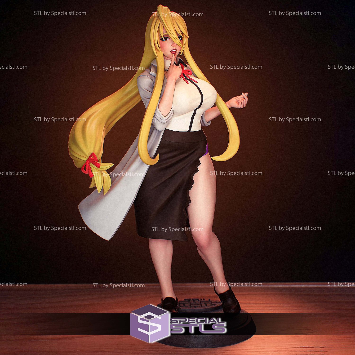 Shizuka Marikawa V2 STL Files 3D Model — view 4