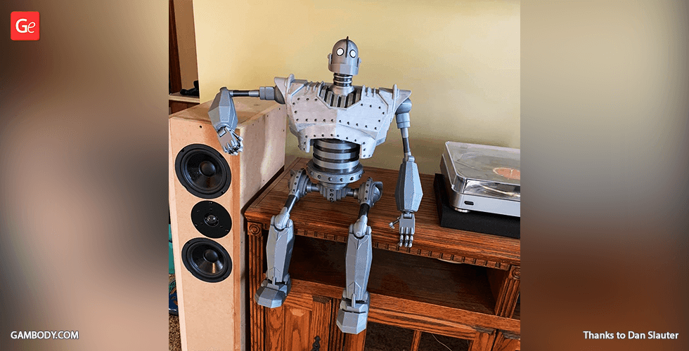 The Iron Giant 3D Printer Files | Assembly + Action STL Model