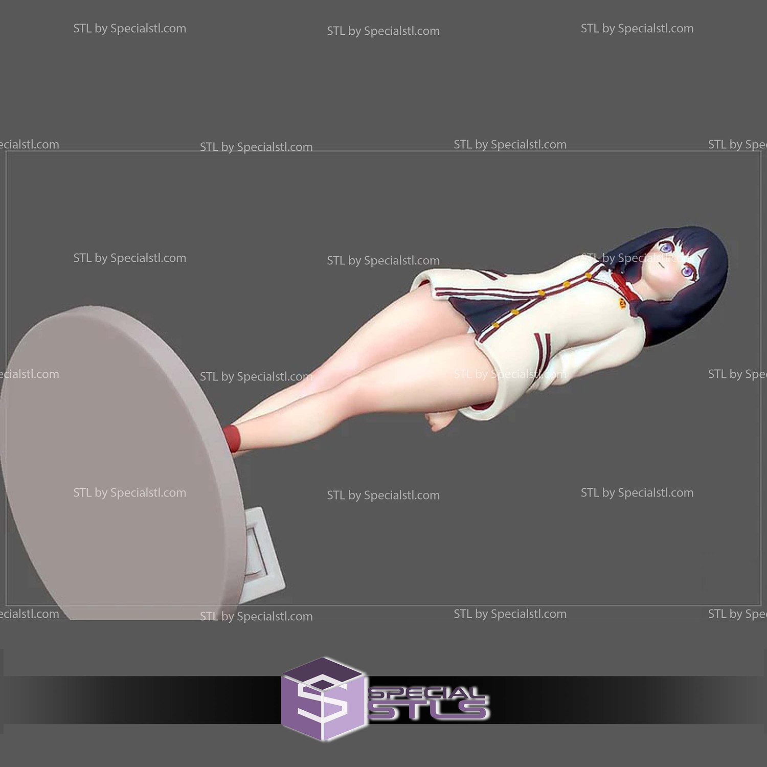 Rikka Takarada Student STL Files 3D Model — view 2