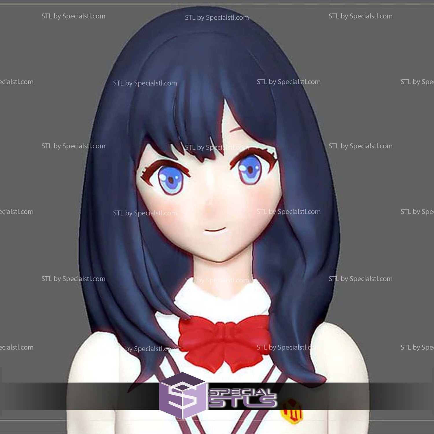 Rikka Takarada Student STL Files 3D Model — view 4