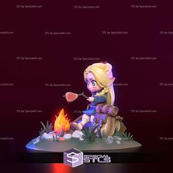 Marcille Donato Chibi Delicious in Dungeon 3D Printer Files STL Model