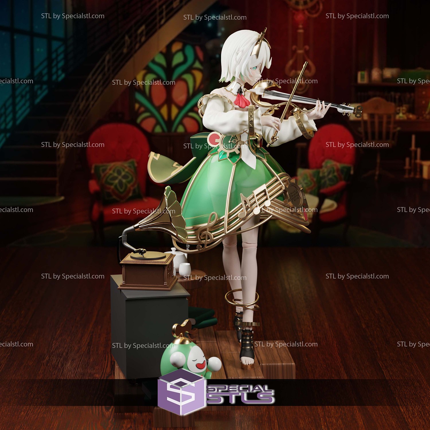 Cecilia Immergreen Hololive 3D Printer Files STL Model — view 2