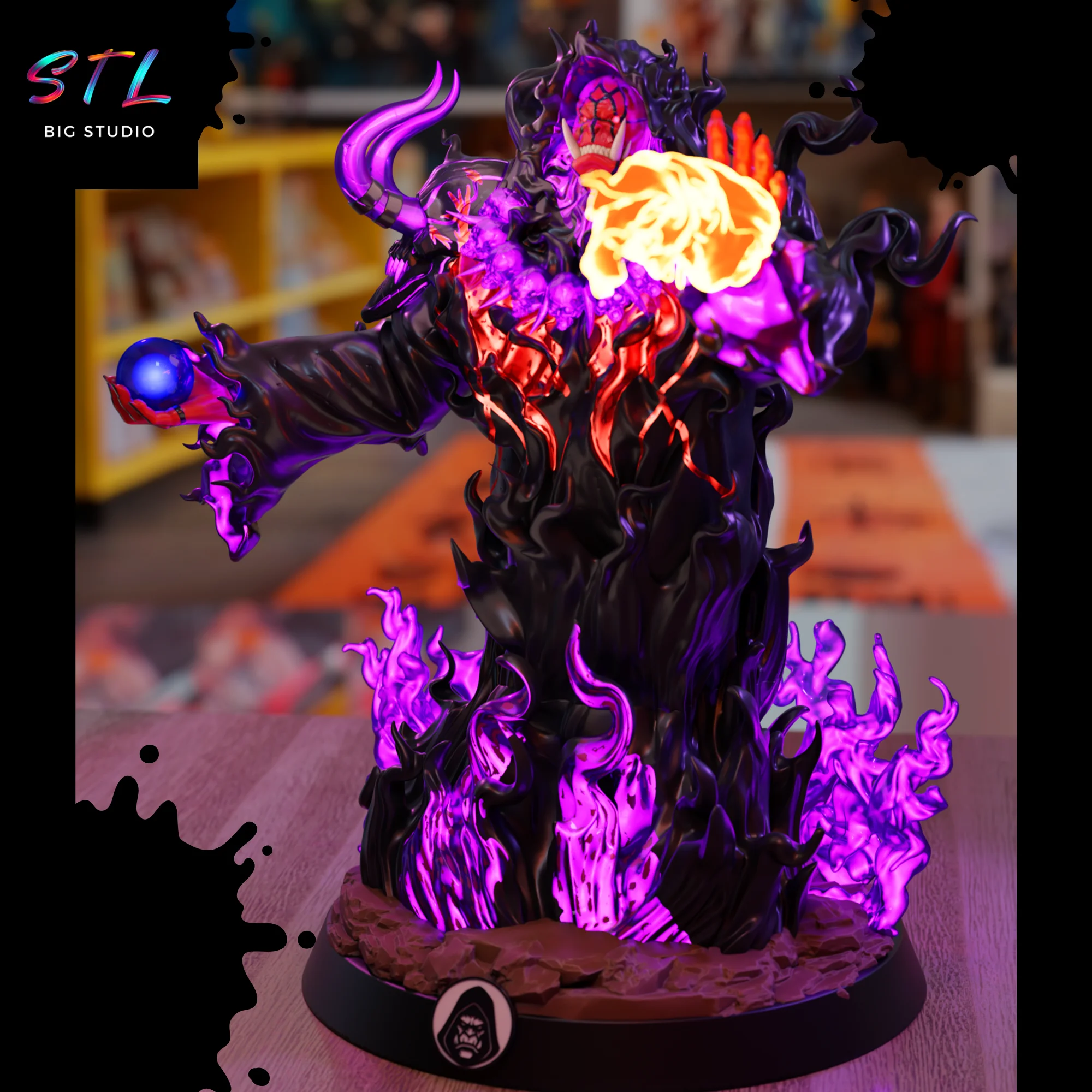 Tusk STL | Solo Leveling | 3D Printable Figure Model — view 3