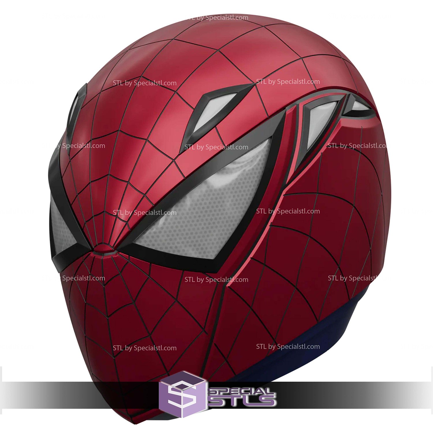 Cosplay STL Files Aaron Aikman Helmet 3D Model — view 4