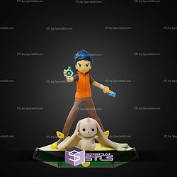 Lee Jianliang and Terriermon STL Files 3D Model