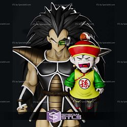 Raditz and Gohan Kid Digital STL Files 3D Model