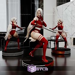 Lady Zannah Zealot Wildcats STL Files 3D Model