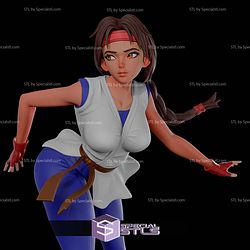 Yuri Sakazaki King of Fighter STL Files 3D Model