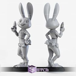 Judy Hopps Carrot Zootopia STL Files 3D Model