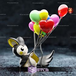 Basic Pokemon Collection - Banksy Emolga 3D STL Model