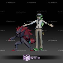 Pokemon STL Collection Unova Team Plasma N 3D Model
