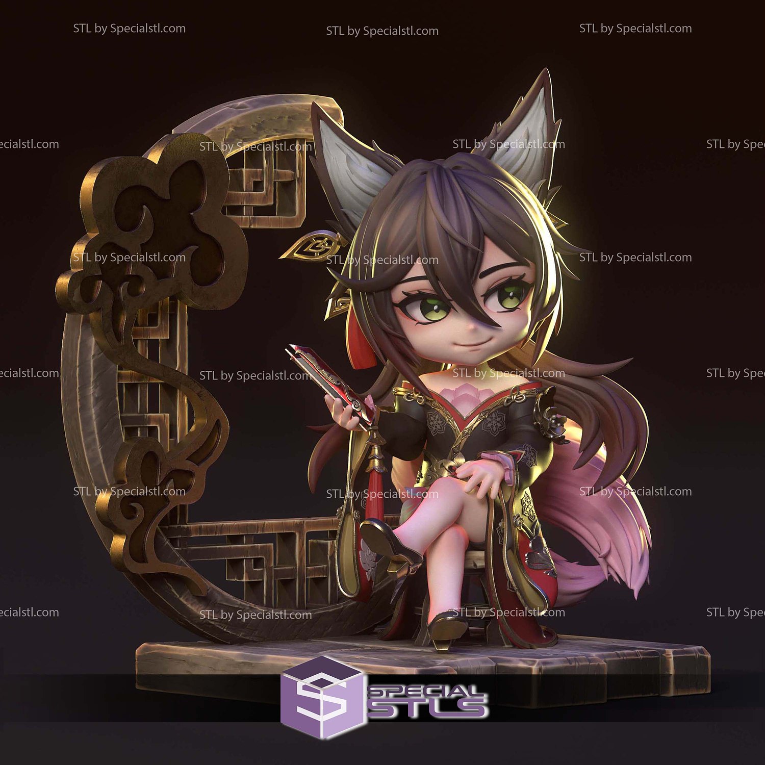 Tingyun Chibi Honkai Star Rail 3D Printer Files STL Model — view 2