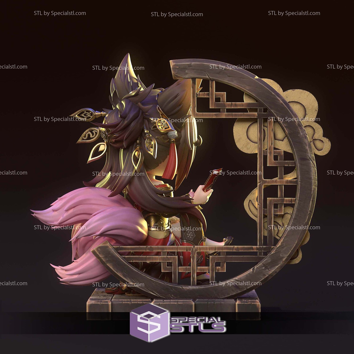 Tingyun Chibi Honkai Star Rail 3D Printer Files STL Model — view 4